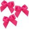 Mini Satin Ribbon Bows for Crafting (Rose Red, 1 Inch, 350-Pack)